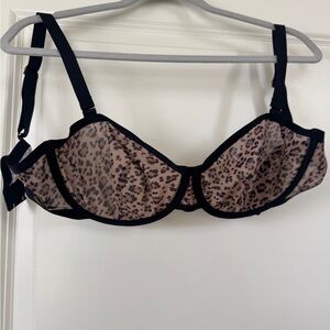 Leopard Print CUUP balconette bra